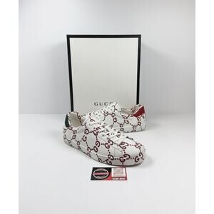 Size 10.5US - Gucci Ace GG Ghost Monogram Leather